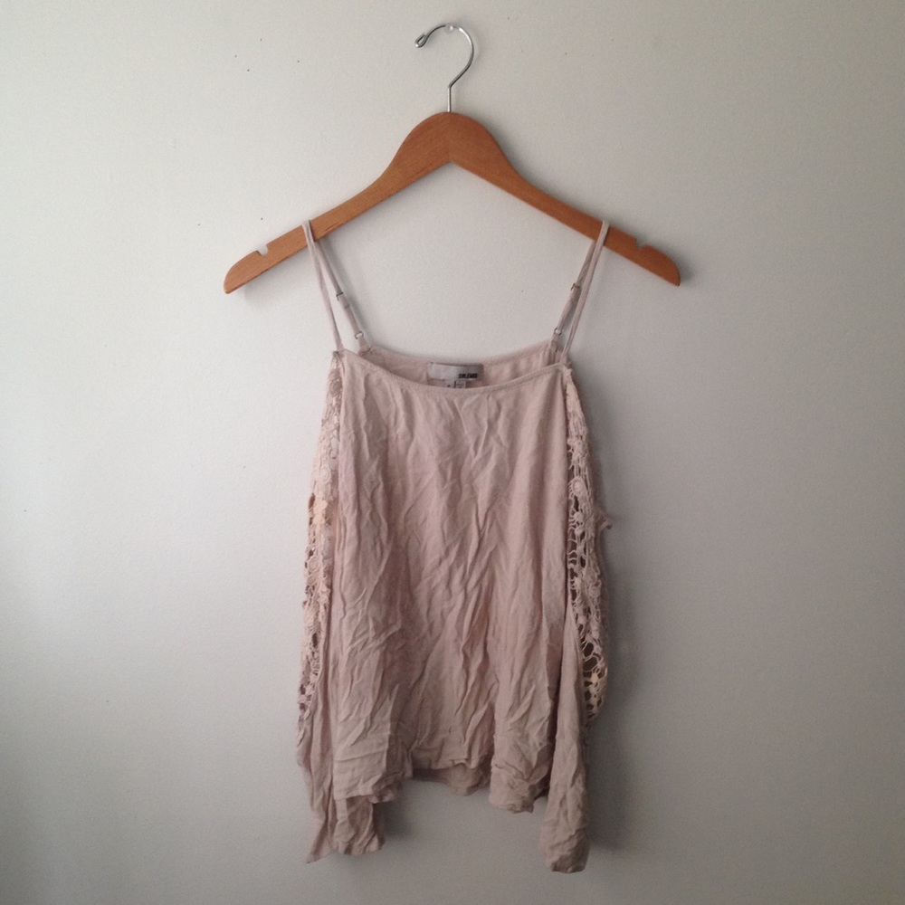 Lace off the shoulder blouse